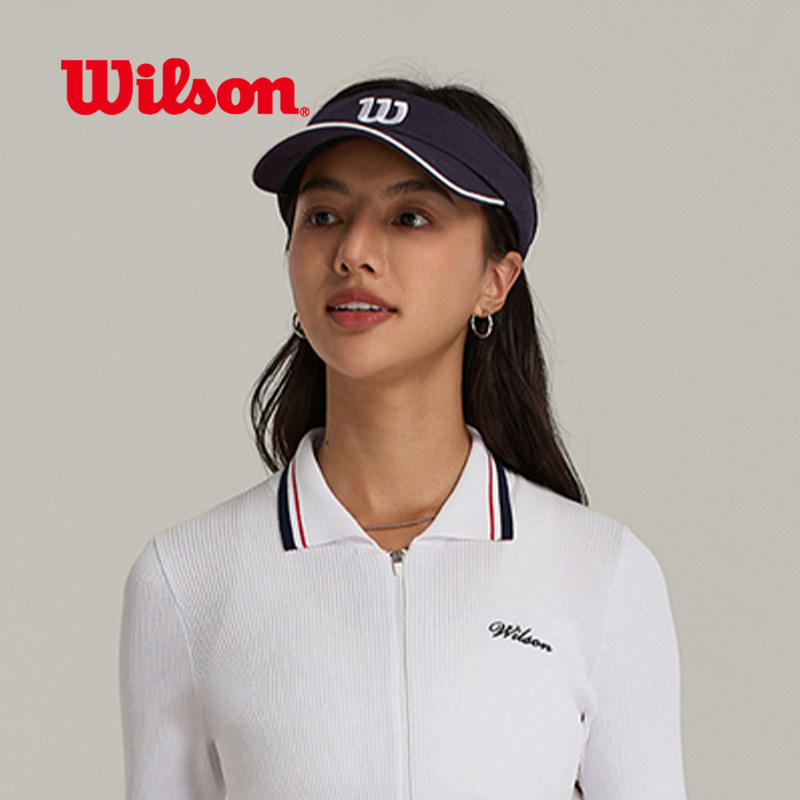 Wilson网球帽子空顶帽防晒透气图片