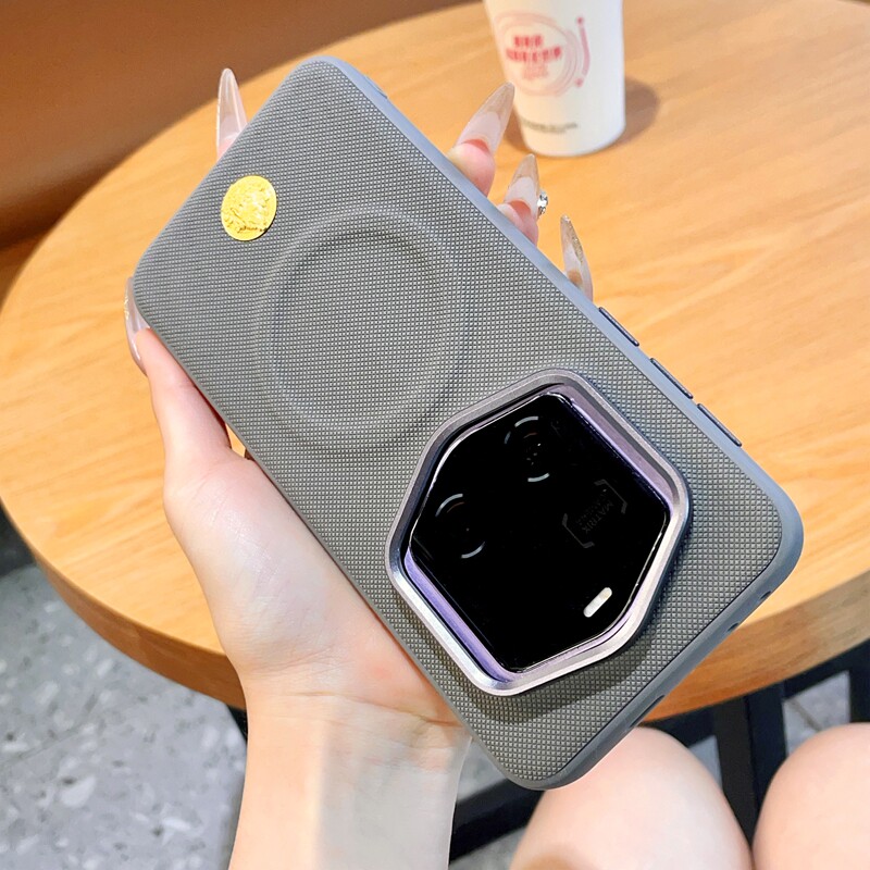 黄财神金甲钻石纹适用华为荣耀magic7rsr磁吸手机壳新款Magic8RSR保时捷高级感金属镜头7RSR防摔保护套5g商务