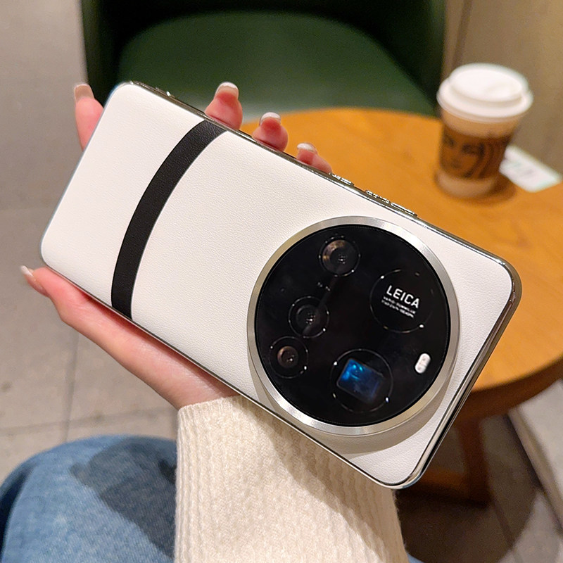 适用小米15ultra手机壳高级感素皮米14Ultra新款奢华防摔保护套13ULTRA电镀5g极简商务12SUltra轻奢高端男女