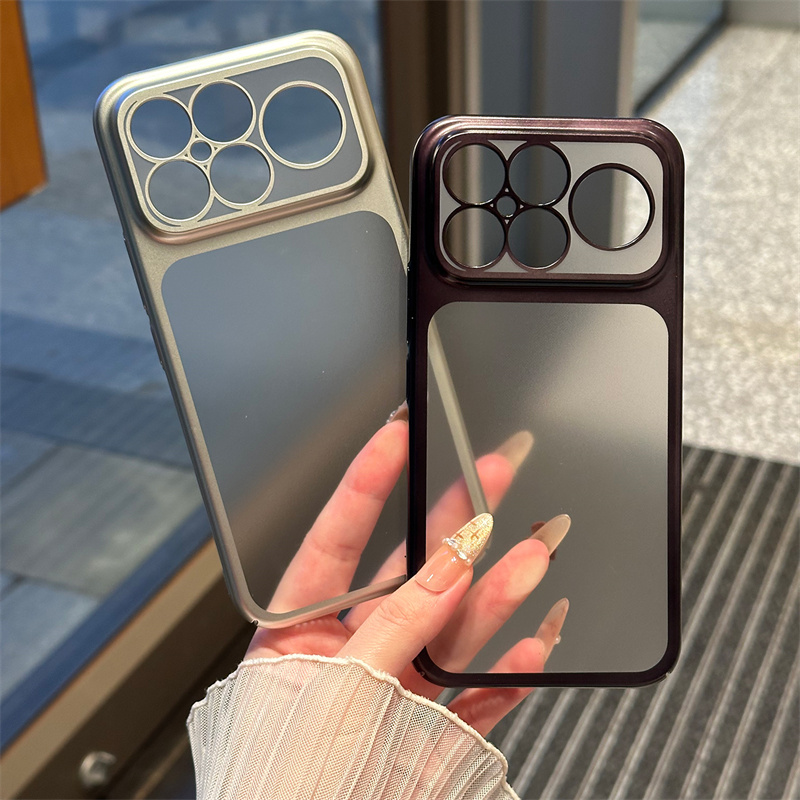 电镀磨砂适用荣耀小米红米k90手机壳新款电镀透明K90promax全包硬壳K90PROMAX高级感5g裸机手感por保护套男女