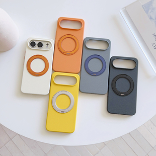 适用荣耀500手机壳镜头大孔设计honor华为荣耀500Pro保护套带磁吸360旋转支架一体简约轻薄岩砂防摔男士女款