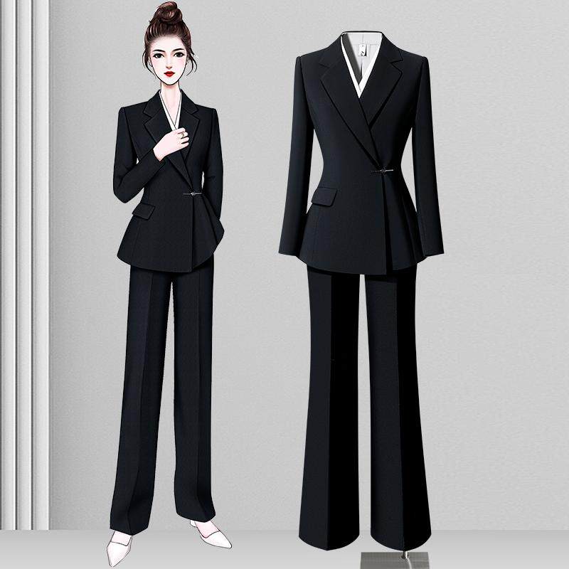 国风西装套装女职业正装商务工作服高端职场通勤面试西服外套春秋