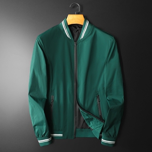 2026春季新款棒球领纯色夹克外套平铺图 8606 P120,男装夹克,电商D217