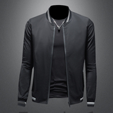 2026春季新款棒球领纯色夹克外套镂空图8606P120，男装夹克，电商D217