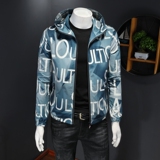 2026男装春季新款印花连帽夹克外套假模图9918P140，男装夹克，电商D217