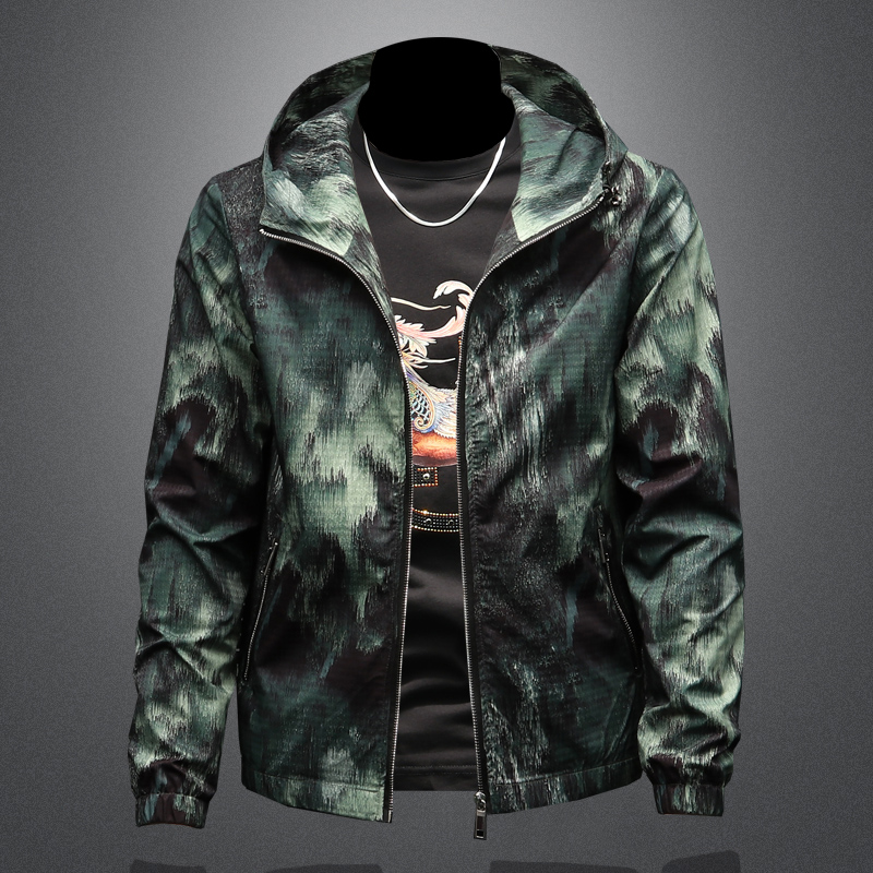 2024男装秋季新款连帽夹克外套D21788881P140，男装夹克，电商D217