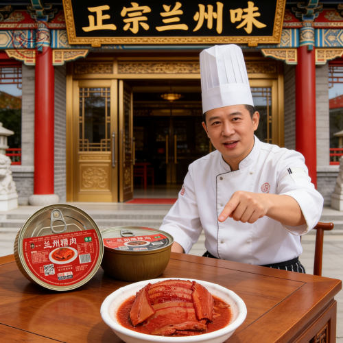 崔嬷兰州正宗麻辣糟肉罐头
