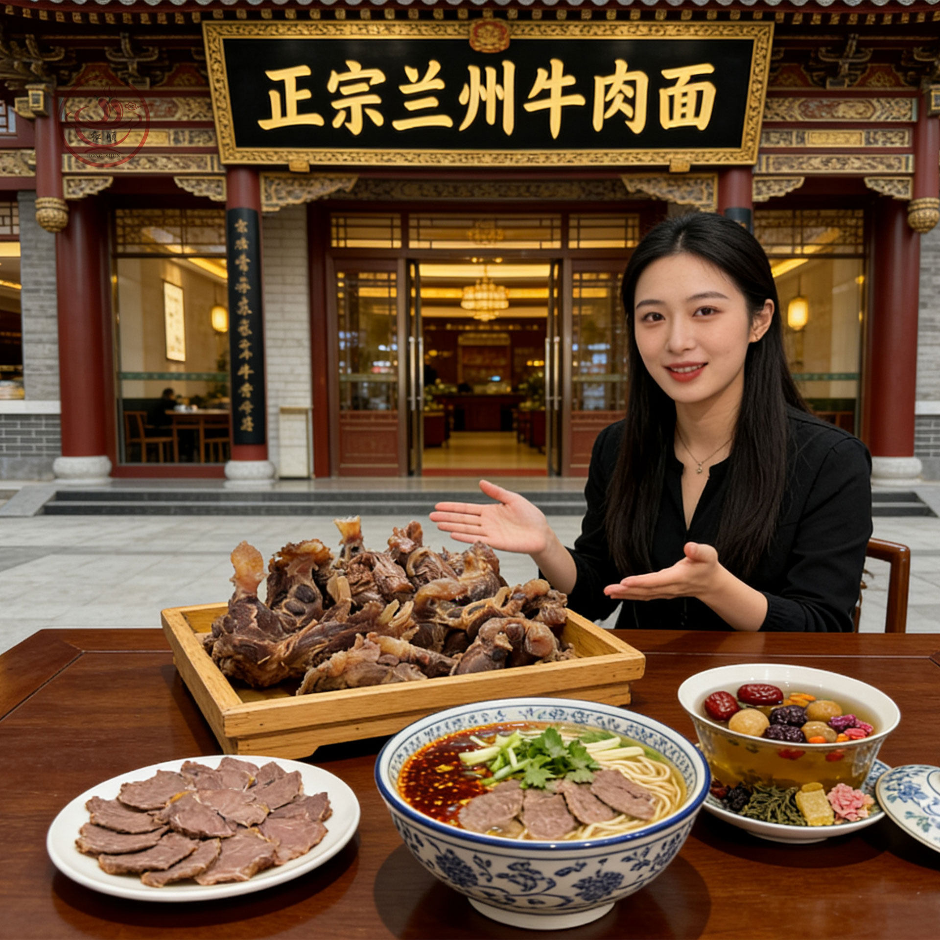兰州清真酱牛肉磨沟沿吾穆勒阿西娅德元五香牛腱子肉真空即食特产