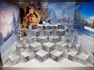 亚克力透明方柱水晶底座玩具模型化妆品展示架珠宝首饰陈列底座