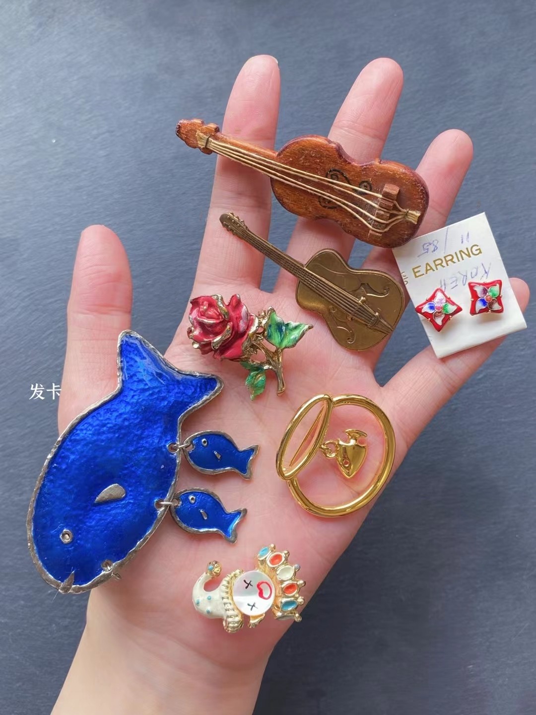 中古Vintage海外回流孤品一些有趣的小玩意Napier Monet Avon