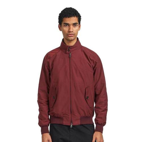 代购Baracuta G9 Harrington男士夹克保暖防风棉质涤纶日常外套