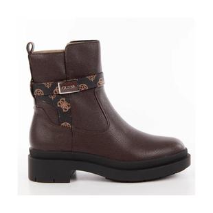 代购 GUESS女士短靴透气轻便防滑耐磨圆头平跟系带拉链日常穿搭