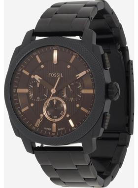 代购Fossil化石男士腕表计时夜光日期测速金属钢带防水黑色商务