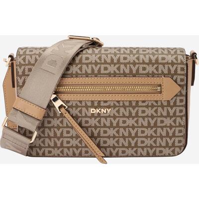 代购DKNY唐可娜儿女士单肩包外置拉链袋主隔层大容量磁吸扣闭合