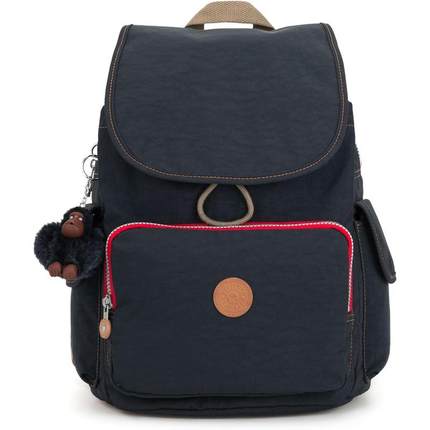 代购Kipling女士双肩包磁吸扣设计多隔层收纳前袋拉链侧边水瓶袋