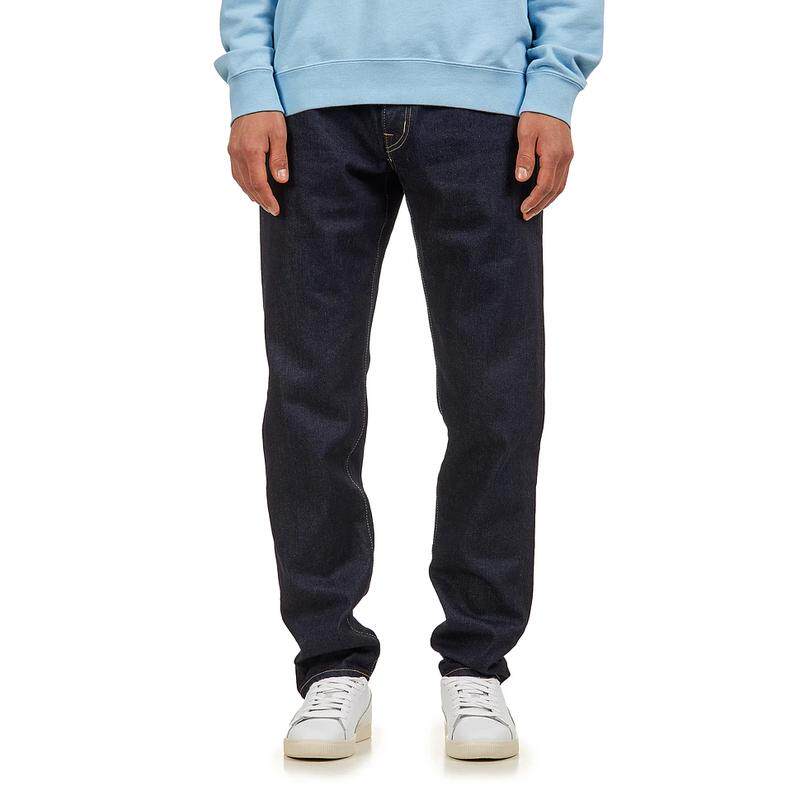 代购Edwin Kaihara男士牛仔裤耐穿修身深蓝弹力日常通勤男装复古