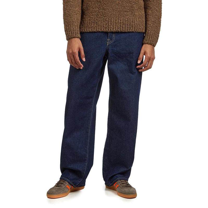 代购Edwin Kaihara男士牛仔裤耐用舒适深蓝宽松日常休闲男裤复古