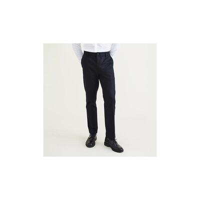 代购DOCKERS男士休闲裤防污耐用修身黑色办公通勤长裤百搭商务