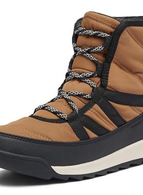 代购SOREL女士雪地靴保暖防滑透气吸汗防水系带尼龙鞋面PU涂层