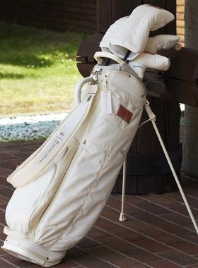 代购TaylorMade×UNITED ARROWS泰勒梅联名高尔夫球包简约白色