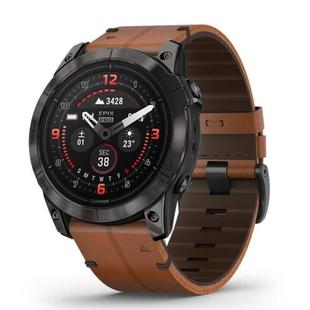 代购 腕表计时夜光导航健康监测皮带防水金属 Garmin佳明男士