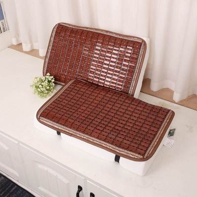 夏季枕套50x30一对装2025新款麻将凉席枕套单个竹凉垫枕头片凉枕