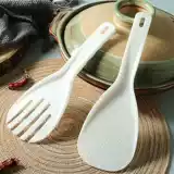 Коммерческая утолщенная очень большая ложка для риса с антипригарным покрытием, лопатка для риса в ресторане, столовая, пластиковая рисовая лопатка с пятью пальцами, коммерческая вилка для рассыпчатого риса
