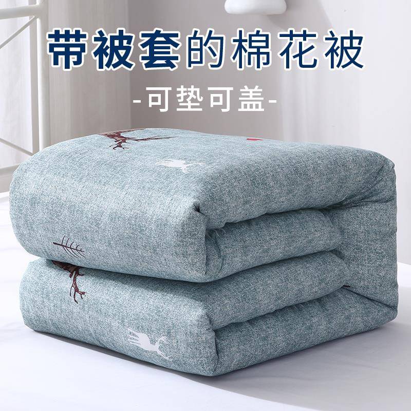 冬用棉被被子被芯学生宿舍专用棉絮被芯铺底可拆洗单人双人棉花被