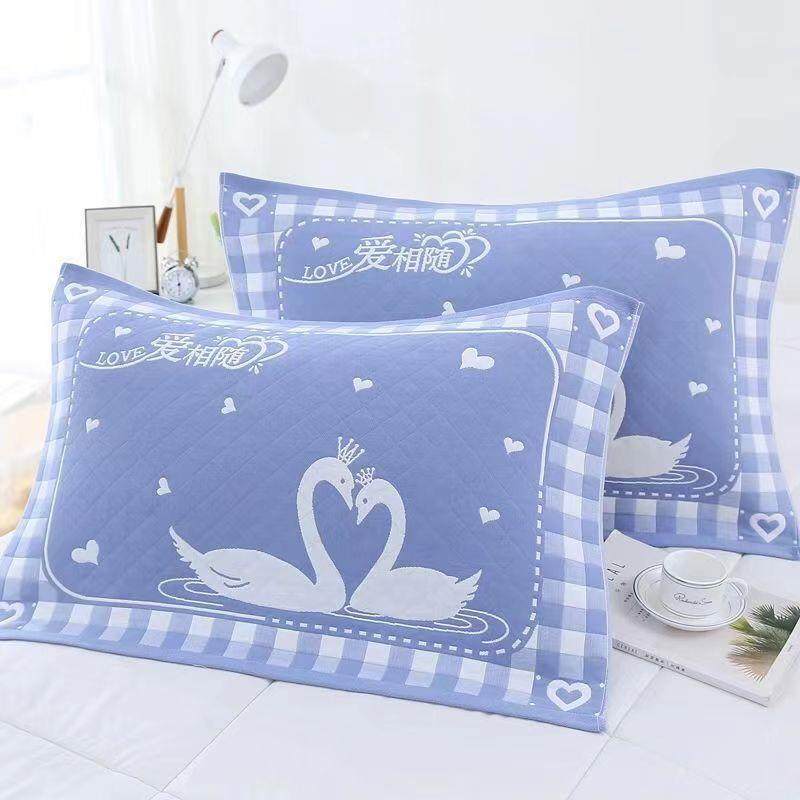 棉枕巾情侣加厚欧式成人简约棉一条装三层纱布枕头巾单人柔软吸汗,床上用品,枕巾,淘宝优惠券,粉丝福利购,淘宝优惠卷