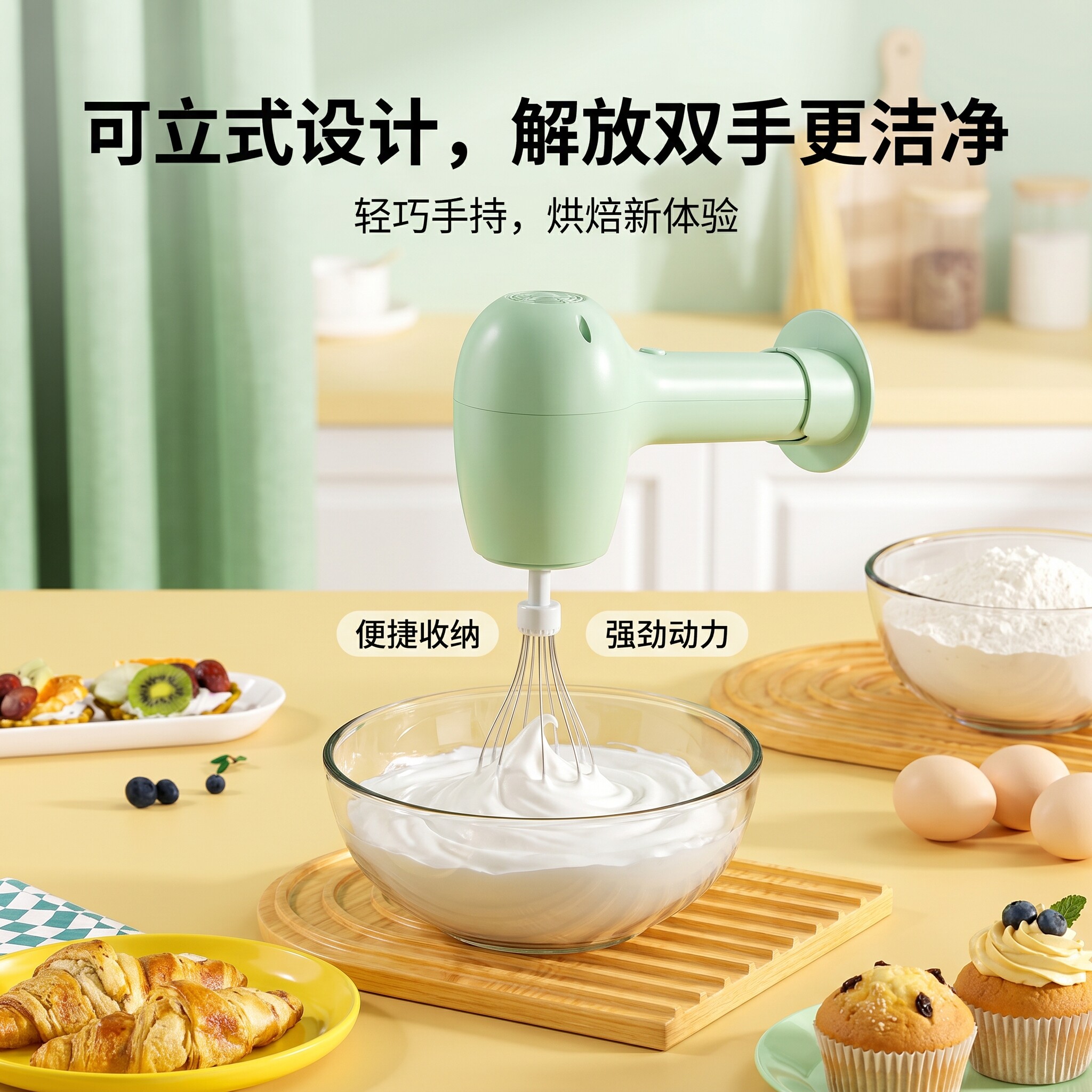 电动打蛋器家用专用烘焙新款手持小型无线全自动搅拌奶油打发神器