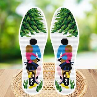 十字绣鞋垫2026年新款男女纯手工棉印花自己绣绣花半成品厚款透气
