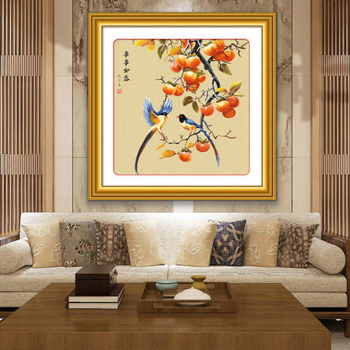 事事如意自己绣客厅KS