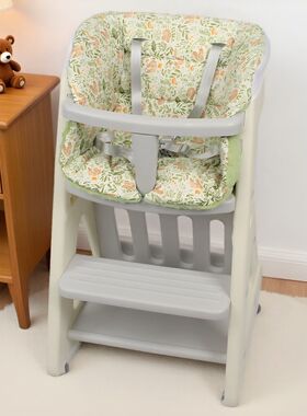 适用美高熊宝宝餐椅坐垫巧乐熊哈比树吃饭椅子垫婴儿童成长椅棉垫