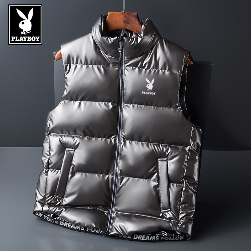 花花公子羽绒棉马甲男秋冬季新款坎肩保暖大码背心加厚马夹外套潮,男装,常规马甲,淘宝优惠券,粉丝福利购,淘宝优惠卷