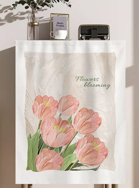 橱柜遮挡帘书柜防尘拉帘杂物置物架遮丑帘免打孔魔术贴滑轨布门帘