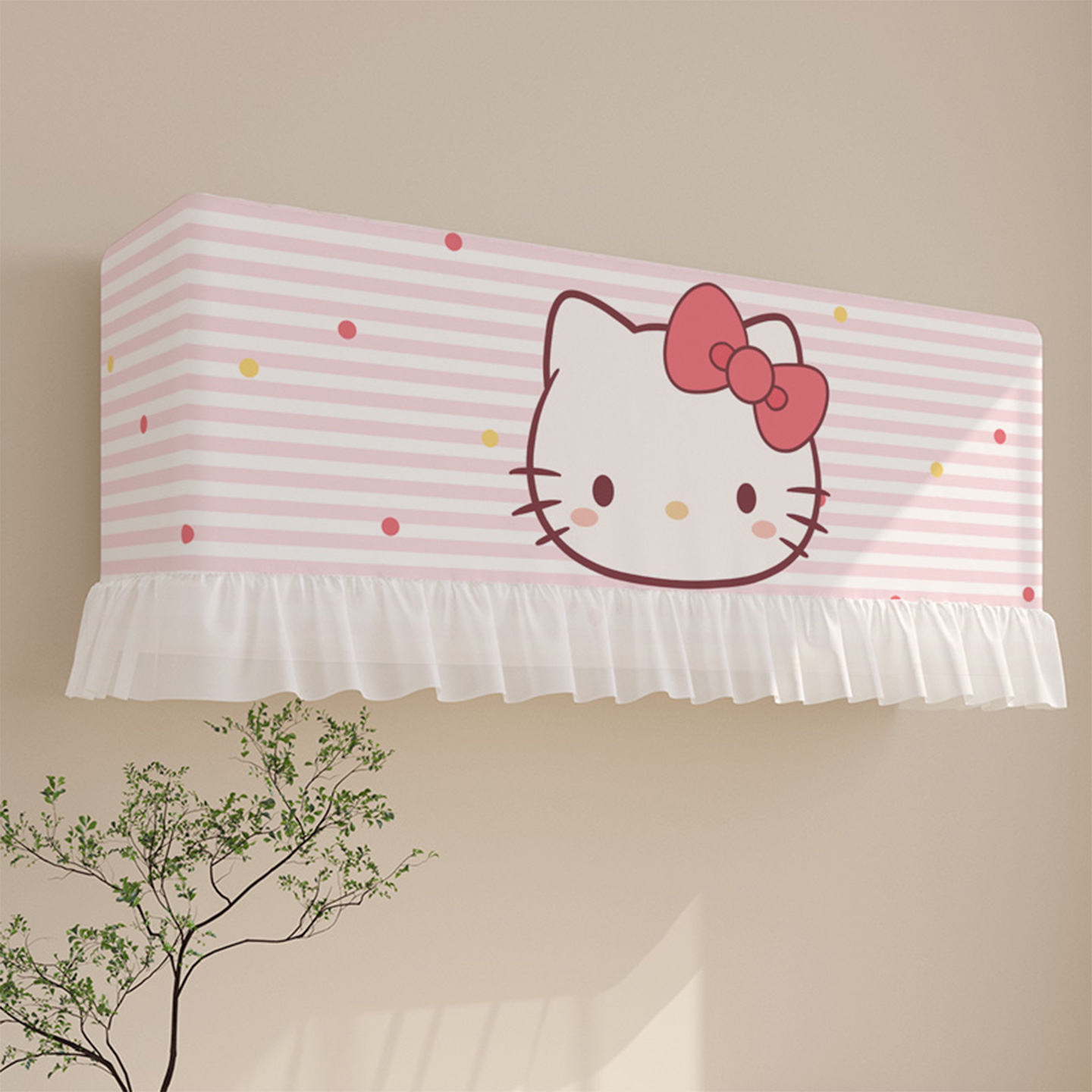 卡通挂机空调防尘罩防直吹