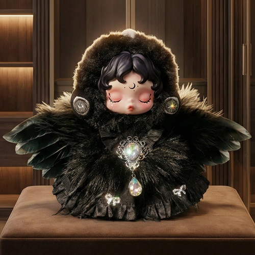 SP适配娃衣光织园系列SKULLPANDA毛绒公仔挂件送闺蜜玩具礼物服装