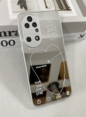 哈库拉玛塔塔小众清新ins风简约镜面手机壳适用15promax全包13苹果14pro保护壳vivos18oppo华为p70小米14荣耀