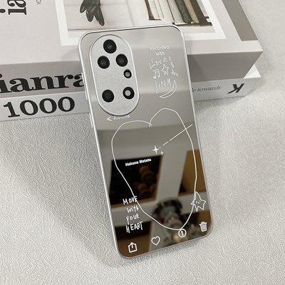 哈库拉玛塔塔小众清新ins风简约镜面手机壳适用15promax全包13苹果14pro保护壳vivos18oppo华为p70小米14荣耀