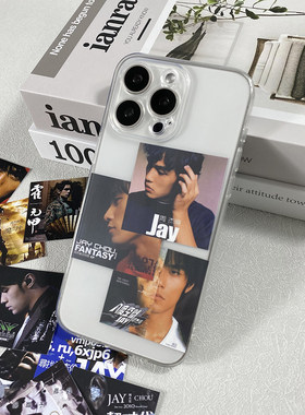 周杰伦JayCD专辑封面小卡片装饰可放夹手机后面适用苹果16promax手机壳iPhone15透明14软壳华为oppo小米vivo
