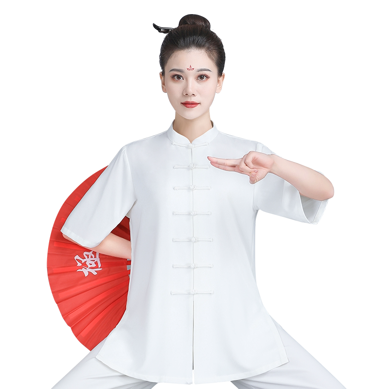 太极服女款新款春秋季高端八段锦练功服秋冬款太极拳服装男士套装