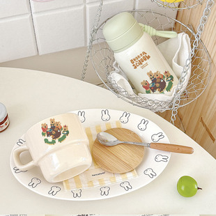 萌到犯规！316 不锈钢柿子椒熊聚餐保温杯清新学生便携大容量水杯