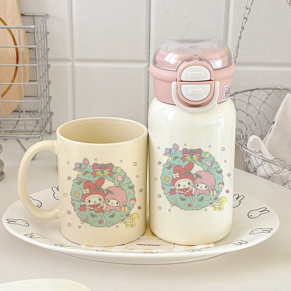 萌化炸弹！卡通美乐蒂暖杯 304 不锈钢大容量便携保温杯保温6-8h