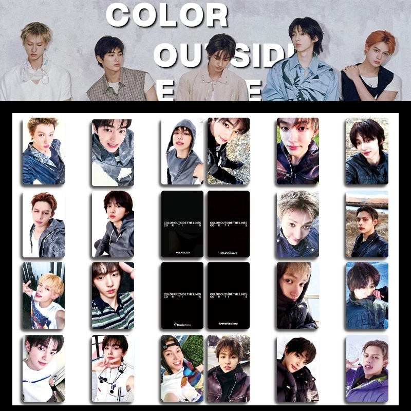 CORTIS COLOR OUTSIDE THE LINES 特典卡幸运卡 随机卡自印明信片