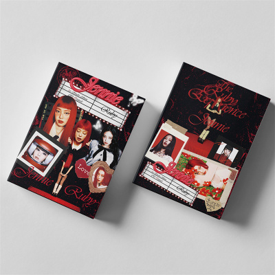 55张JENNIE专辑1ST Album RUBY卡片3寸双面圆角随机卡金珍妮小卡