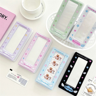 人生四格卡册收纳册四格拍立得卡包原创天使翅膀元素追星小卡相册