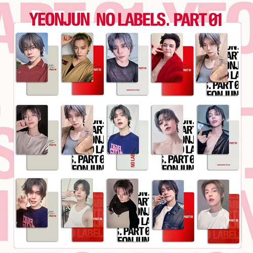 TXT组合YEONJUN崔然竣NO LABELS: PART 01专辑周边小卡自印特典卡