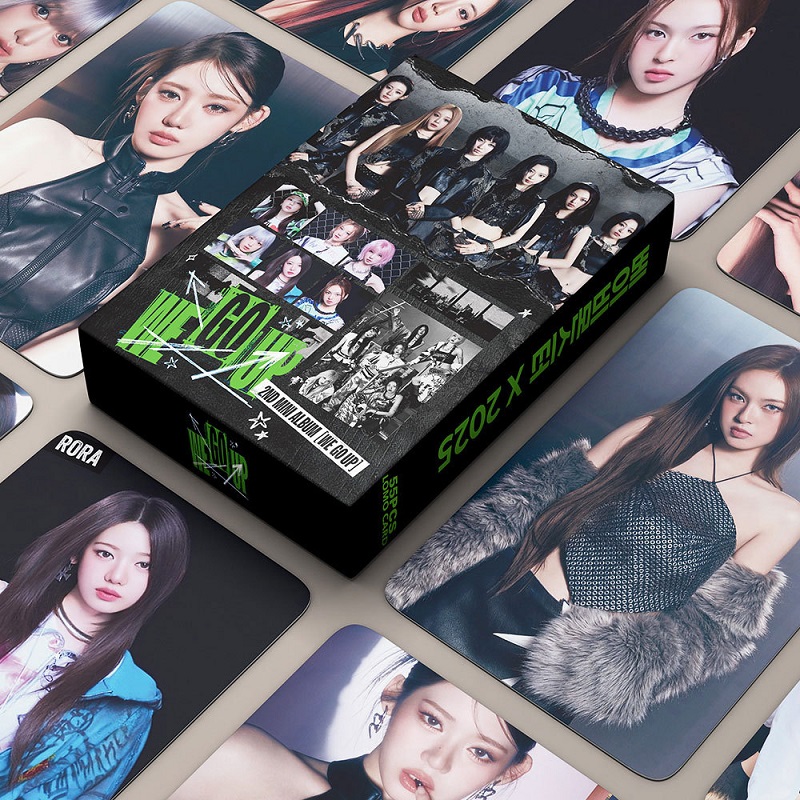 55张宝怪babymonster 回归WE GO UP 专辑小卡应援照片卡自印周边