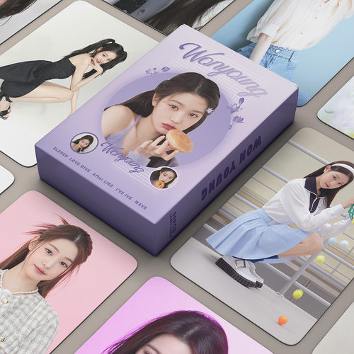 个人盒装双面明信片卡片