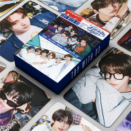 127张TWS周边卡专辑TRY WITH US小卡贴纸金道勋 韩振照片自制收藏